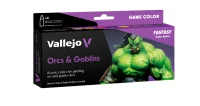 Vallejo Game Color - Orcs & Goblins Set (8 x 18ml)