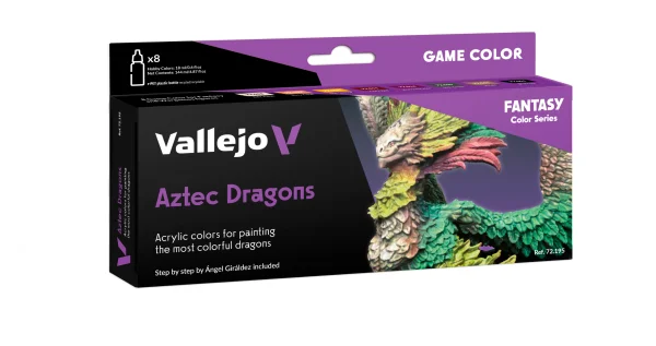 Vallejo Game Color - Aztec Dragons Set (8 x 18ml)