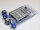 Würfelset: 10 Würfel mehrseitig Gemini® Blue-Steel/white Set of Ten d10s