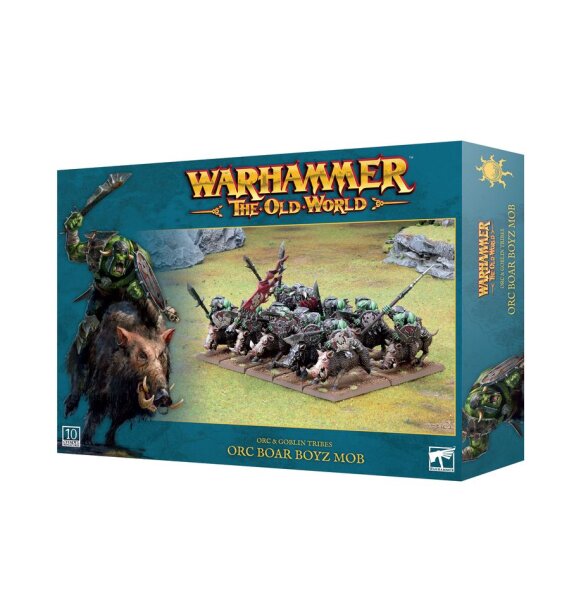 The Old World: Orc  Boar Boyz Mob