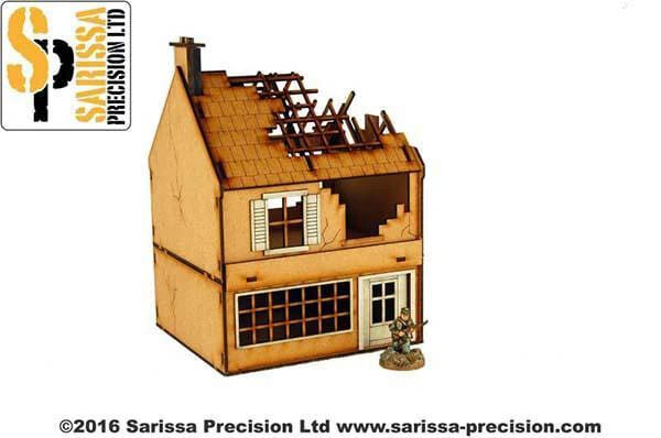 Bolt Action: Sarissa Small Shop - Destroyed