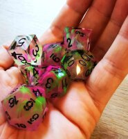 Mörk Borg RPG Goblin Gonzo Dice Set
