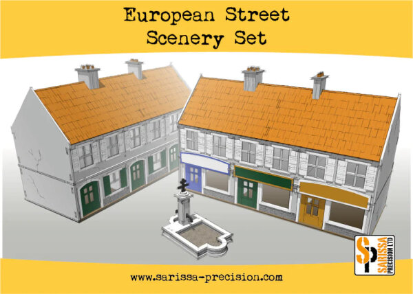 Bolt Action: Sarissa European Street Scenery Set