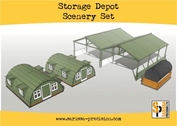 Bolt Action: Sarissa Storage Shelter Scenery Set