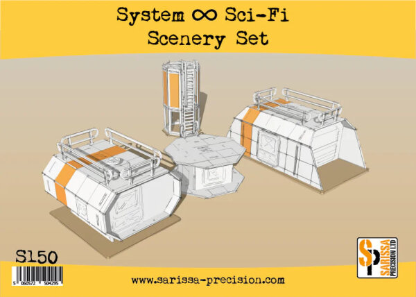 Bolt Action: Sarissa Sci-Fi Scenery Set