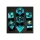 Würfelset: 7 Würfel mehrseitig Blue Glass dice set for RPG collections