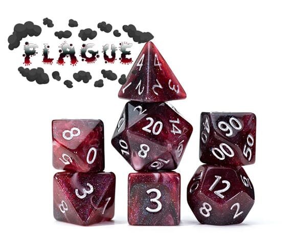 Würfelset: Aether Dice Plague (7)