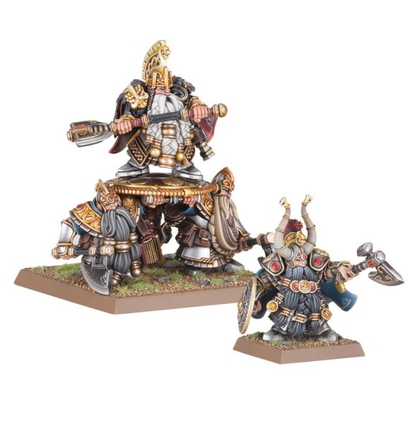 The Old World: Dwarf Lords w/Shieldbearers