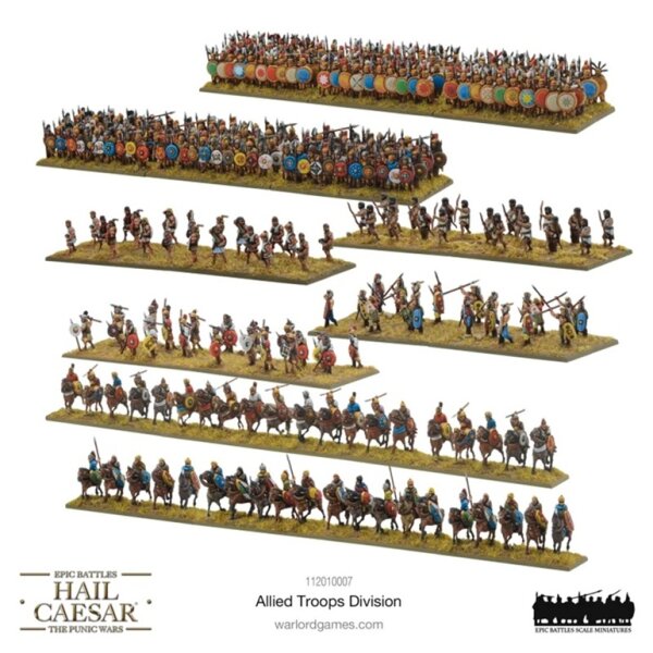 Hail Caesar Epic: Allied Troops division
