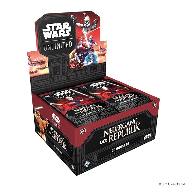 Star Wars: Unlimited – Niedergang der Republik - Booster Display