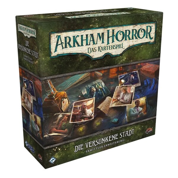 Arkham Horror: Das Kartenspiel - Die Versunkene Stadt (Ermittler-Erweiterung) (DE)