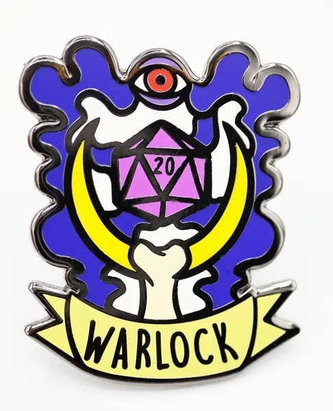 Banner Class Pins Warlock Reprint