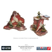 Bolt Action: WW2 Large ruined House 1 PREPAINTED