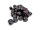Würfelset: 36 Würfel 6-seitig Opaque 12mm d6 Black/pink Dice Block™