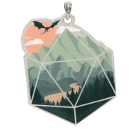 A D20 Scene Keychain