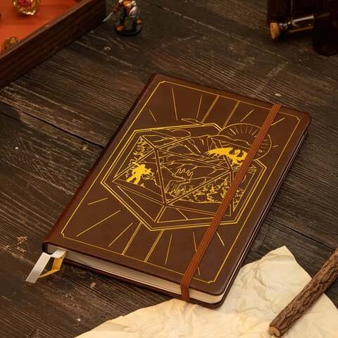 DnD 5e Player Journal Brown Notizbuch