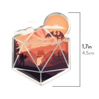 The D20 Hero Pin