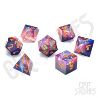 Würfelset: 7 Würfel mehrseitig Galactic Ember...