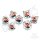 Würfelset: 7 Würfel mehrseitig Sage Dragons Gaze Floating Eye RPG Dice Set