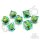 Würfelset: 7 Würfel mehrseitig Forest Dragons Gaze Floating Eye RPG Dice Set