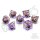 Würfelset: 7 Würfel mehrseitig Poison Dragons Gaze Floating Eye RPG Dice Set