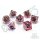 Würfelset: 7 Würfel mehrseitig Visions of the Void Floating Eye RPG Dice Set