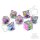 Würfelset: 7 Würfel mehrseitig Eldritch Iris Electroplated Floating Eye RPG Dice Set