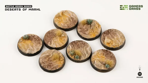 Deserts of Maahl - Round 32mm (x8)
