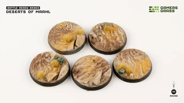 Deserts of Maahl - Round 40mm (x5)