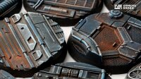 Spaceship Corridor - Round 40mm (x5)