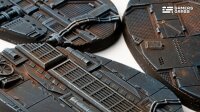 Spaceship Corridor - Oval 75mm (x3)