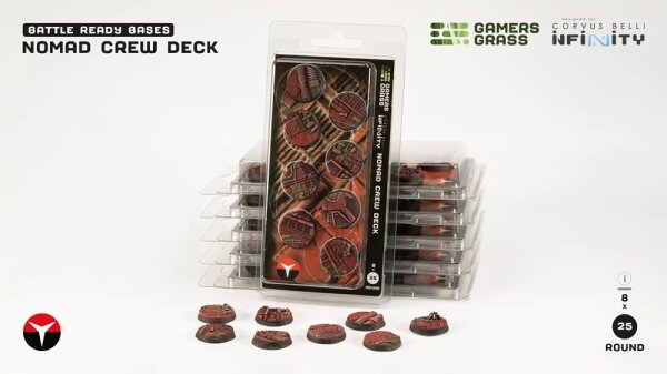 Nomad Crew Deck - Round 25mm (8x)