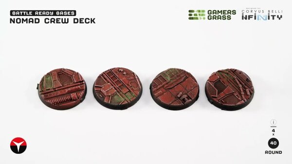 Nomad Crew Deck - Round 40mm (4x)