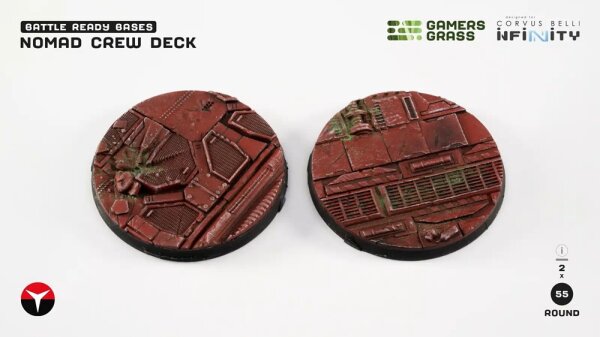 Nomad Crew Deck - Round 55mm (2x)
