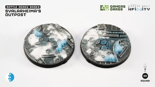 Svalarheima’s Outpost - Round 55mm (2x)