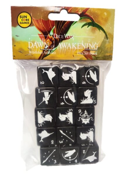 Würfelset: 15 Würfel sechseitig DiceWar - Dawn of Awakening - Würfelset/DiceSet