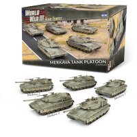 Team Yankee Israel Merkava 3 Tank Platoon (WWIII x5 Tanks Plastic)