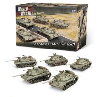 Team Yankee Israel Magach 6 (Blazer) Platoon (WWIII x5 Tanks Plastic)