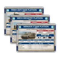 Team Yankee Israeli IDF Unit Card Pack (x48 Cards)