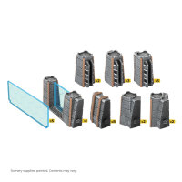 Trinity City: Energy Walls (x26) - Grey/Blue