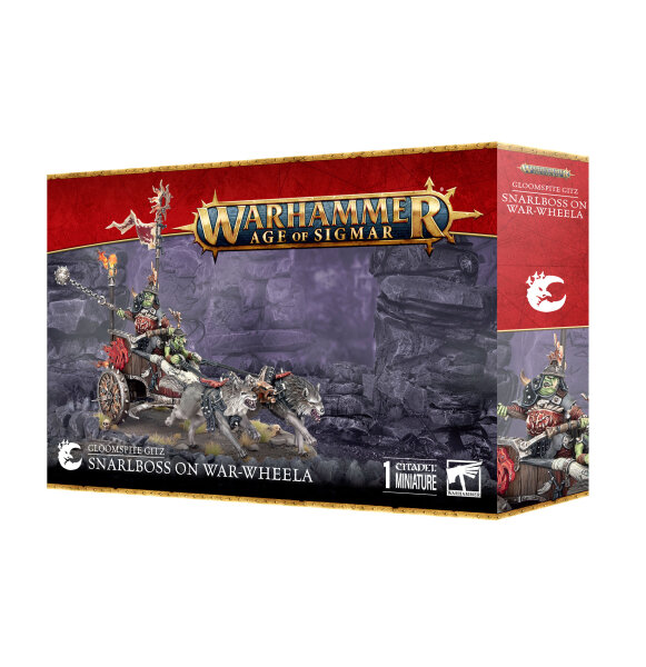 Gloomspite Gitz Fletschaboss auf Kriegswagn