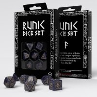 Würfelset: 7 Würfel mehrseitig Runic Mixed-blue...