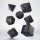 Würfelset: 7 Würfel mehrseitig Runic Mixed-blue & gold Dice Set