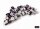 Würfelset: 36 Würfel 6-seitig Gemini® 12mm d6 Black-White/pink Dice Block™ (36 dice)