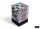 Würfelset: 36 Würfel 6-seitig Gemini® 12mm d6 Black-White/pink Dice Block™ (36 dice)