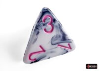 Würfelset: 7 Würfel mehrseitig Gemini® Polyhedral Black-White/pink 7-Die Set