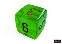 Würfelset: 7 Würfel mehrseitig Gemini® Polyhedral Plasma Green-Teal/orange Luminary™ 7-Die Set