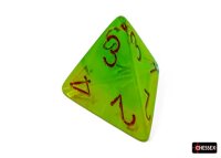 Würfelset: 7 Würfel mehrseitig Gemini® Polyhedral Plasma Green-Teal/orange Luminary™ 7-Die Set