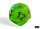 Würfelset: 7 Würfel mehrseitig Gemini® Polyhedral Plasma Green-Teal/orange Luminary™ 7-Die Set