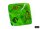 Würfelset: 7 Würfel mehrseitig Gemini® Polyhedral Plasma Green-Teal/orange Luminary™ 7-Die Set